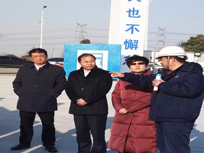 江苏省淮安市委副书记 市长蔡丽新视察钢构公司盱眙项目现场.jpg