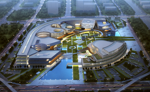 武汉东西湖文化中心建设工程总承包（EPC）项目 夜间效果图_副本.png